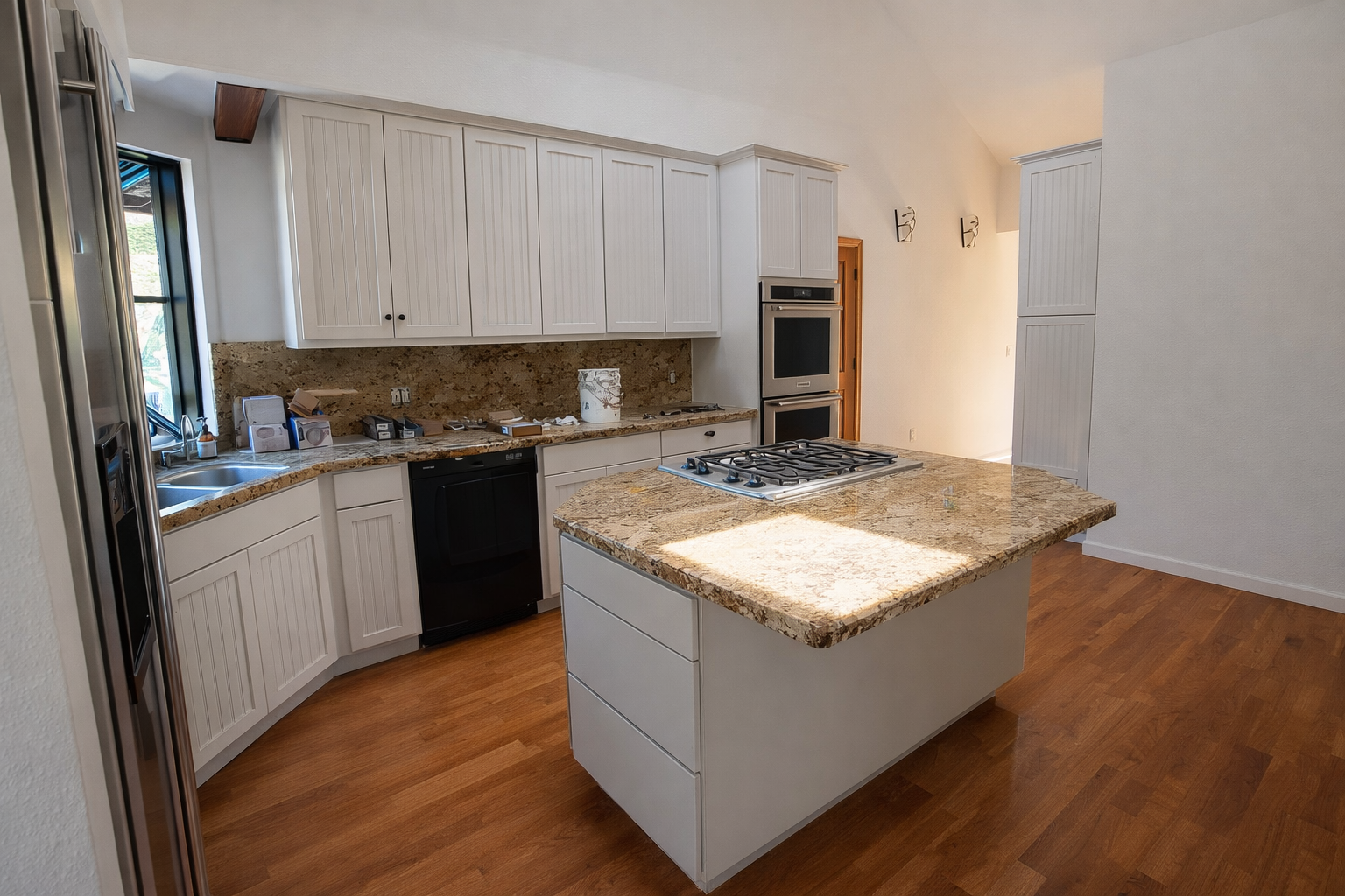 Interior kitchen painting project