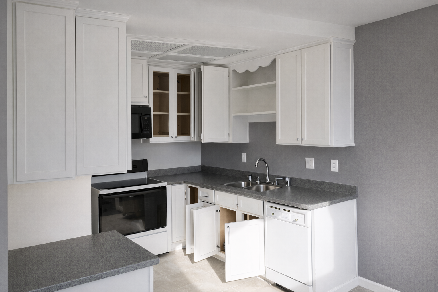 Kitchen cabinet painting